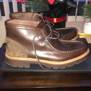 Clark’s brown shoes
